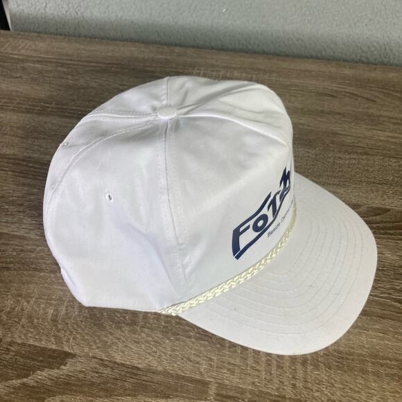 Vintage Forbes Chevrolet Snapback Hat‎ White Unisex Adjustable Cap - Picture 6 of 8
